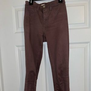 L’agence brown high waisted jeans